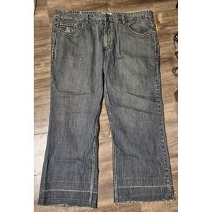 Kanji Mens Jeans Y2K Vintage Streetwear Denim 42 x 28